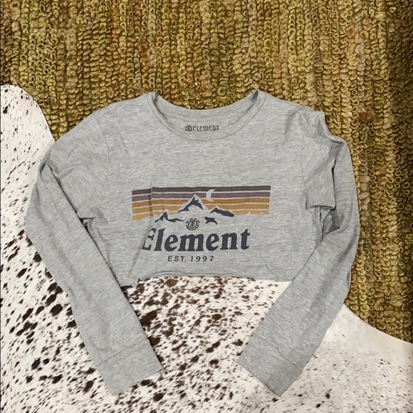 Element cropped long sleeve t-shirt - Picture 2 of 3